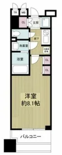 Lasante京橋【12階】の間取り