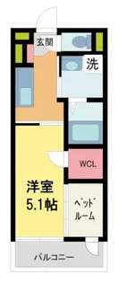 ヴェルステック西宮鳴尾【2階】の間取り