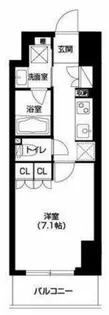 アーバネックス四ツ橋【8階】の間取り