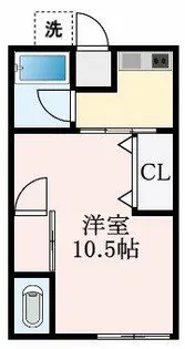 大阪府堺市東区日置荘原寺町【アパート】の間取り