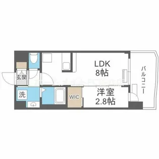 Alivis放出【4階】の間取り