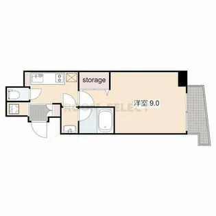 ラフォーレ金山【3階】の間取り