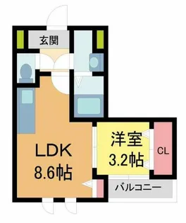 ユニコ【1階】の間取り