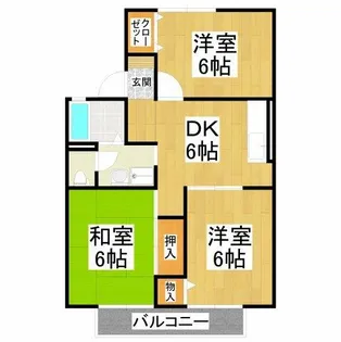 サンシャイン【1階】の間取り