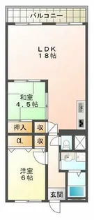 エクセル舞子【4階】の間取り