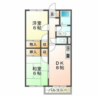 ビラ タルミ【2階】の間取り