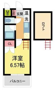 アルザ夙川【4階】の間取り