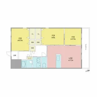 スタイラス【3階】の間取り