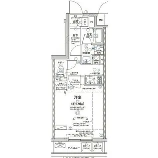 ディアレイシャス大須赤門通本町【2階】の間取り