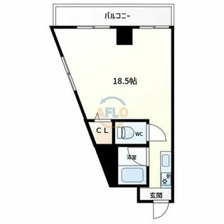シティアーク天王寺【3階】の間取り