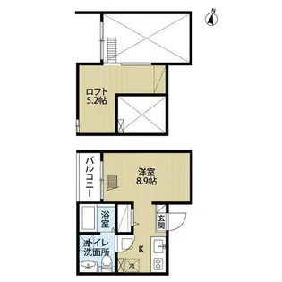 M’s story【101号室】の間取り