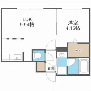 メルヴェイユ コトニ【3階】の間取り