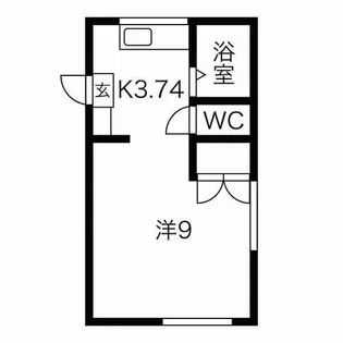 トミセンシャ【2階】の間取り