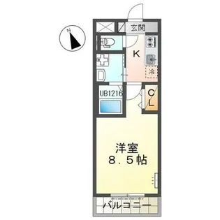 ジョン・ベール桜台【2階】の間取り