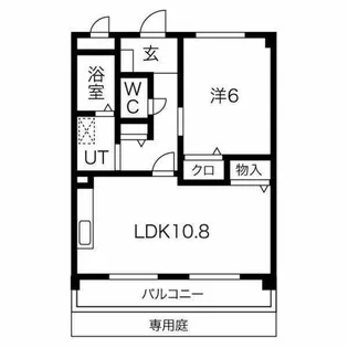CENTRAL FERS【1階】の間取り