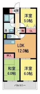 ハイツアベリア【303号室】の間取り