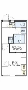 レオパレスウイステリア【1階】の間取り