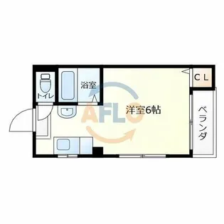N’Sアーク天満橋【1階】の間取り