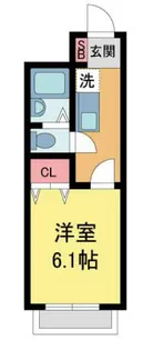 レオパレスいづみ【2階】の間取り