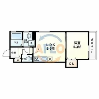 ラモーナ照ヶ丘ⅠⅠ【3階】の間取り