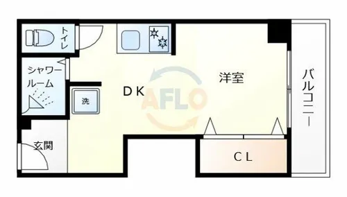 ハイツフルネス【2階】の間取り