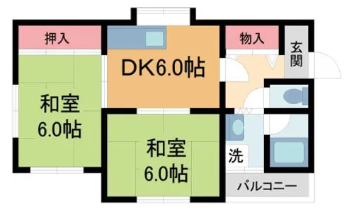 パインヒルII【2階】の間取り
