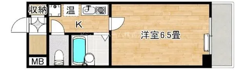 ヴィラリビエール堺【306号室】の間取り