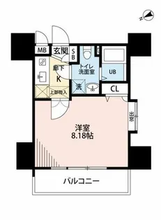 サヴォイザ・ティファナ【4階】の間取り