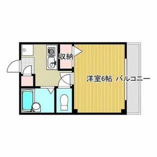 シャンブル南春日丘【2階】の間取り