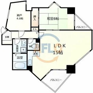 ノバオリンピアードタワー【9階】の間取り