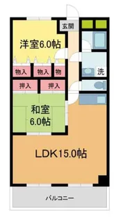 グランドゥール平井【3階】の間取り