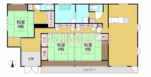 塚本ビル【2F号室】の間取り