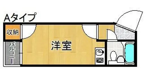 コルベール玉出【4階】の間取り