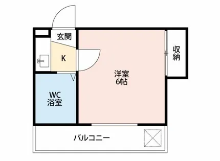 アトランティス東岡崎【105号室】の間取り