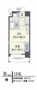 アザレア梅田【7階】の間取り