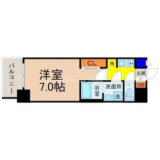 リシュドール川名駅【12階】の間取り