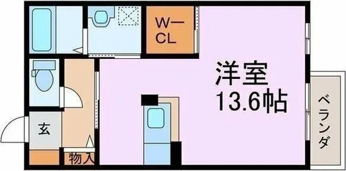 グレイス港町【201号室】の間取り