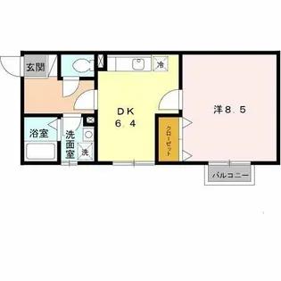 エトワール【1階】の間取り