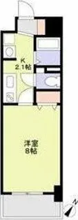 テルミオ常滑【410号室】の間取り
