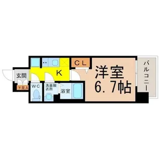 ディアレイシャス上前津【9階】の間取り