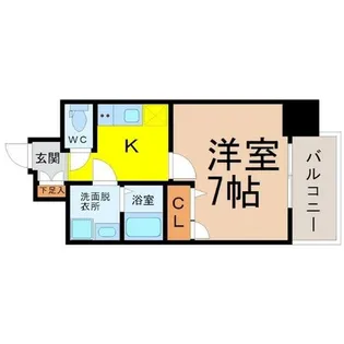 エスリード大須観音プリモ【6階】の間取り