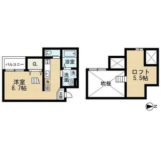 アーティ山王【2階】の間取り