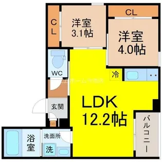 REGALEST 荒畑【3階】の間取り