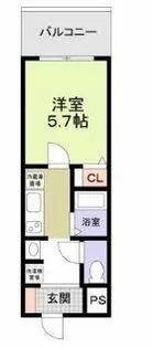 シティアリーナ阿波座西【2階】の間取り