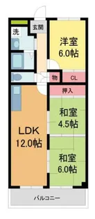 三幸建設ビル【303号室】の間取り