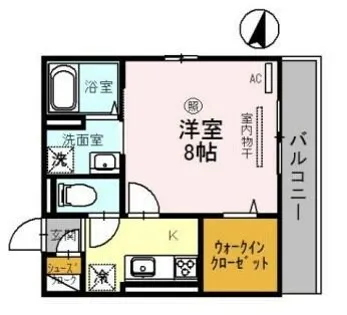 スチール立山【2階】の間取り