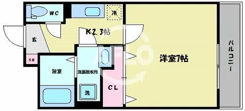 トレーデ【2階】の間取り