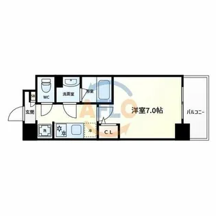 ソフィア阿倍野【7階】の間取り