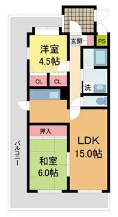 ルミエール花屋敷【3階】の間取り