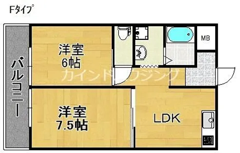 第一盛運マンション【3階】の間取り
